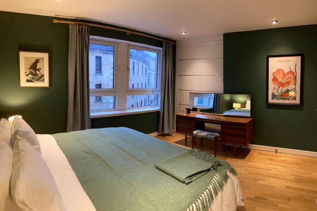 Stylish 2 Bed Accessible Flat Perfect Location Leilighet Glasgow Eksteriør bilde